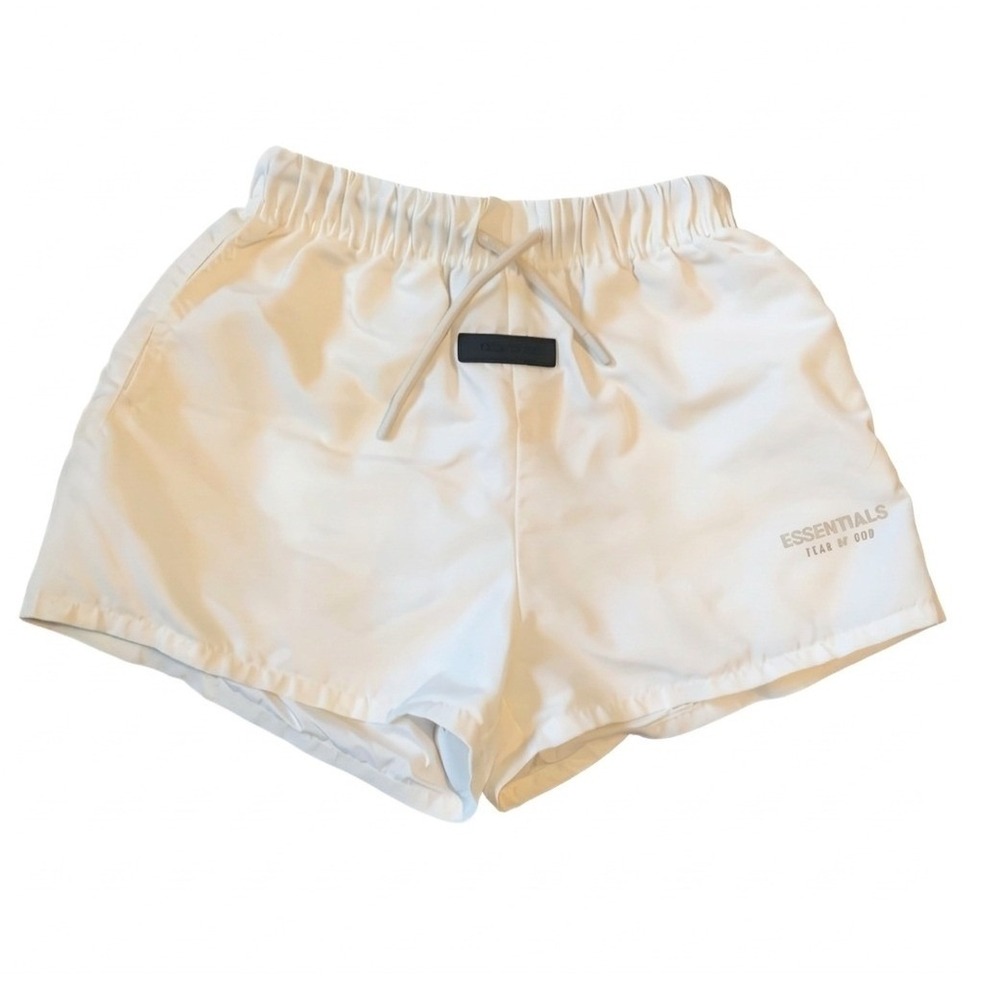 Fear of God Essentials Volleyball Shorts Women 8 White Streetwear Luxe Gorpcore
